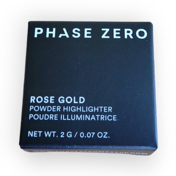 PHASE ZERO Rose Gold Powder Highlighter 2g NWT - Picture 6 of 6